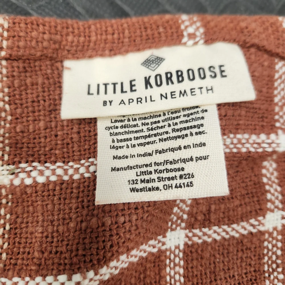 Little Korboose by April Nemeth 100% Cotton Woven Throw Blanket 50 X 60 - Picture 3 of 3